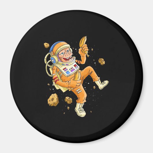 Aimant L'astronaute Monkey Space (Devant)