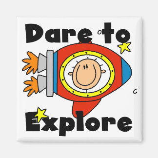 Aimant L'astronaute ose explorer les t-shirts et les cade