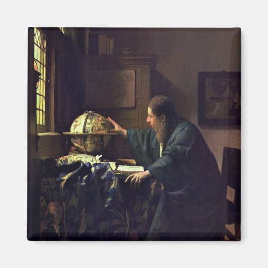 Aimant L'astronome par Johannes Vermeer (Devant)