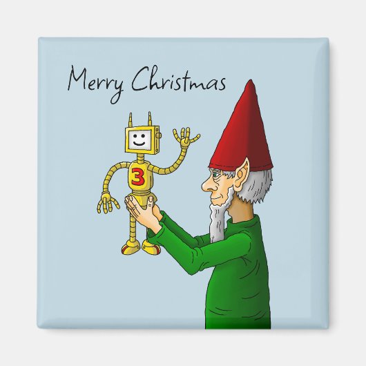 Aimant L'atelier Elfe du Père Noël (Devant)