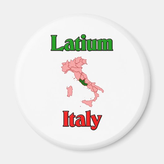 Aimant Latium Italie (Devant)