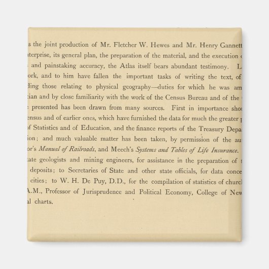 Aimant L'atlas statistique de Scribner (Devant)