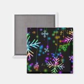 Aimant L'atmosphère de Noël festive et animée de Slippery (Recto/Verso)