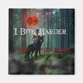 Aimant L'atmosphère mystique de SlipperyJoe à l'Halloween (Devant)