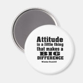 Aimant L'attitude fait une grande différence (Recto/Verso)