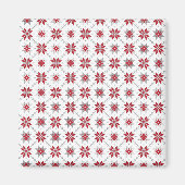 Aimant Latvian Morning SUN motif géométrique V (Devant)