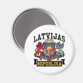 Aimant Latvijas Republika (Recto/Verso)