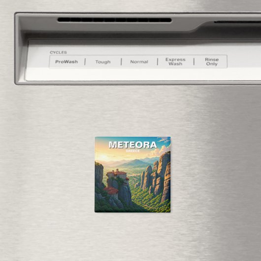 Aimant L'aube de Meteora Grèce (In Situ (Lave-vaisselle))