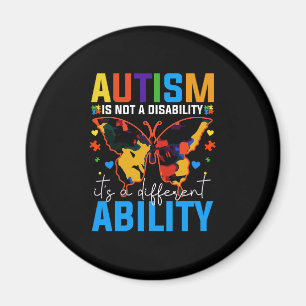 Aimant L'Autisme N'Est Pas Un Handicap, C'Est Un Différen