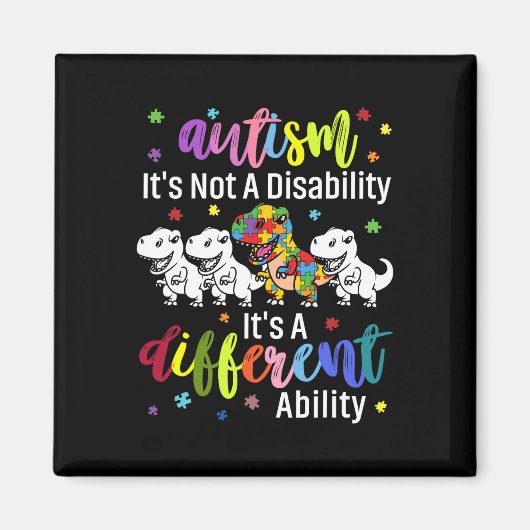 Aimant L'autisme n'est pas un handicap, c'est une capacit (Devant)