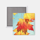 Aimant L'automne est en l'air ! (Recto/Verso)
