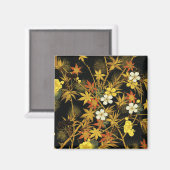 Aimant L'automne japonais laisse l'art classique antique  (Recto/Verso)