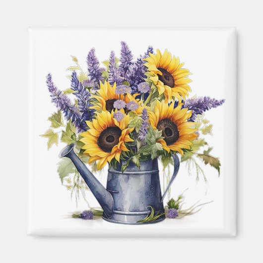 Aimant Lavande & Tournesols (Devant)