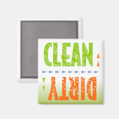Aimant Lave-linge propre/sale (Recto/Verso)