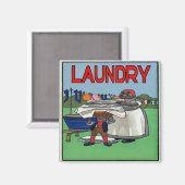 Aimant Lave-linge Vintage (Recto/Verso)