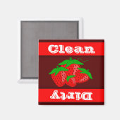 Aimant Lave-vaisselle à lave-vaisselle magnétique (Recto/Verso)