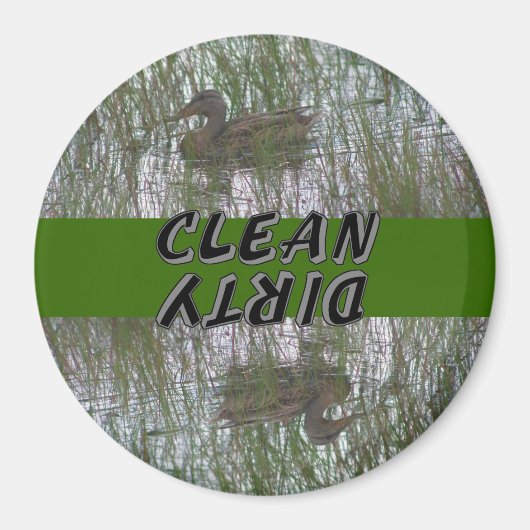 Aimant Lave-vaisselle Brown animal canard (Devant)