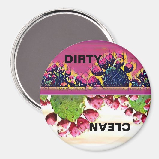 AIMANT LAVE-VAISSELLE CACTUS (Recto/Verso)