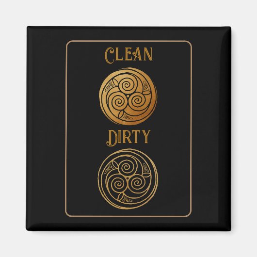 Aimant Lave-vaisselle Celtic Knot Mandala (Devant)