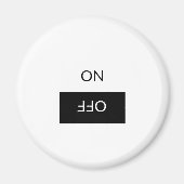 Aimant Lave-vaisselle Lave-linge noir blanc (Devant)