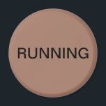 Aimant Lave-vaisselle magnétique à mousse de mocha<br><div class="desc">Petit aimant de cuisine pour lave-vaisselle "courant" avec un arrière - plan de mousse mocha vous aidant avec l'organisation de la cuisine. Customisez avec votre texte.</div>