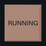 Aimant Lave-vaisselle magnétique à mousse de mocha<br><div class="desc">Petit aimant de cuisine pour lave-vaisselle "courant" avec un arrière - plan de mousse mocha vous aidant avec l'organisation de la cuisine. Customisez avec votre texte.</div>