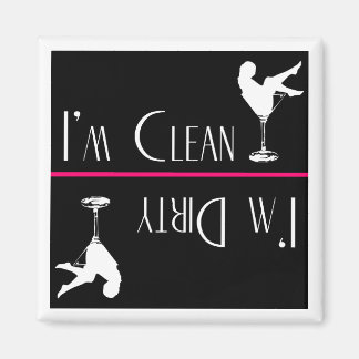 Aimant Lave-vaisselle magnétique—Fille sale