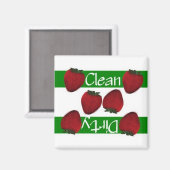 Aimant Lave-vaisselle magnétique propre ou sale (Recto/Verso)