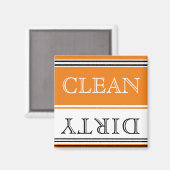 Aimant Lave-vaisselle orange Nautique Lave-vaisselle prop (Recto/Verso)