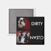 Aimant Lave-vaisselle pour animaux domestiques personnali (Recto/Verso)