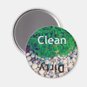 Aimant Lave-vaisselle propre (Recto/Verso)