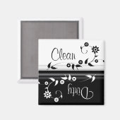 Aimant Lave-vaisselle propre (Recto/Verso)