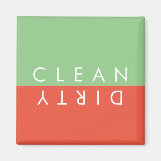 Aimant Lave-vaisselle propre (Devant)