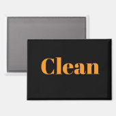 Aimant Lave-vaisselle propre (Recto/Verso)