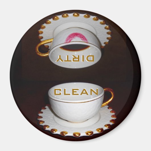 Aimant Lave-vaisselle propre cuisine (Devant)