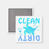 Aimant Lave-vaisselle propre et sale (Recto/Verso)