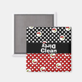 Aimant Lave-vaisselle propre et sale (Recto/Verso)