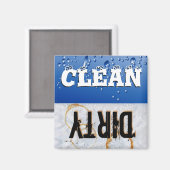 Aimant Lave-vaisselle propre et sale (Recto/Verso)