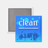 Aimant Lave-vaisselle - Propre ou sale? (Recto/Verso)