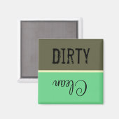 Aimant Lave-vaisselle propre ou sale (Recto/Verso)