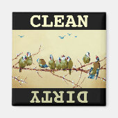 Aimant Lave-vaisselle propre/sale (Devant)