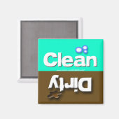 Aimant Lave-vaisselle propre / sale (Recto/Verso)