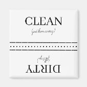 Aimant Lave-vaisselle propre/sale (Devant)