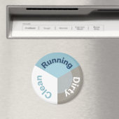 Aimant Lave-vaisselle réversible Couleur bleu sec propre (In Situ (Lave-vaisselle))