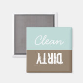 Aimant Lave-vaisselle rôti propre et sale (Recto/Verso)