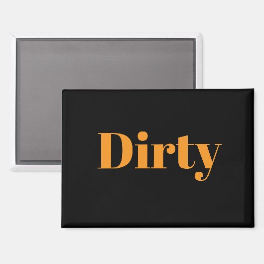 Aimant Lave-vaisselle sale (Recto/Verso)