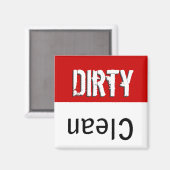 Aimant Lave-vaisselle sale (Recto/Verso)