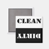 Aimant Lave-vaisselle sale (Recto/Verso)