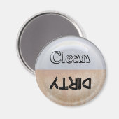 Aimant Lave-vaisselle sale / Lave-vaisselle propre (Recto/Verso)