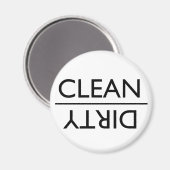 Aimant Lave-vaisselle sale ou propre (nouveau) (Recto/Verso)